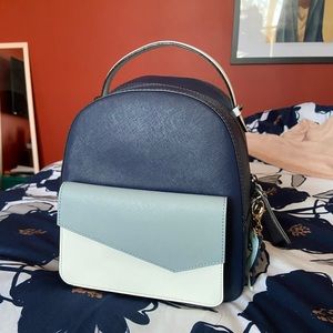 Italian leather backpack
